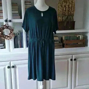 Sheila Rose Tee Shirt Dress with Gathered Waist
